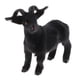 thumbnail image 2 of Simulación de animales de cabra y oveja de peluche, animales de peluche, juguete decorativo, color negro 17cm, 2 of 8