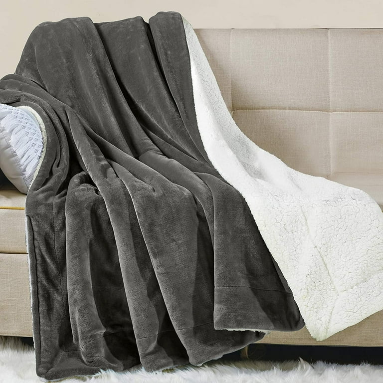 Jml Soft Sherpa Fleece Throw Blanket, Warm Throw Blankets
