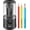 Black, variant on Electric Pencil Sharpener, Auto Stop, Super Sharp & Fast, Electric Pencil Sharpener Plug in for 6-12mm No.2/Colored Pencils/Office/Home PS94