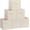 Beige-6 Pack, variant on 4 red fabric storage cubes, 11", foldable with handles, for closet/shelf/office/toys.