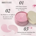 BREYLEE Rose Eye Mask Eye Patches 60 Pcs Face Puffy Eyes Dark Circles