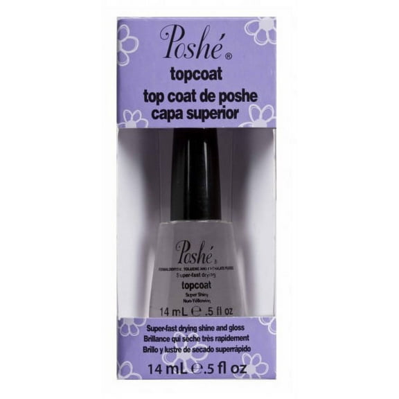 Poshe Super-Fast Drying Shine & Gloss Top-Coat (Size : 0.5 oz)