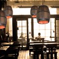 thumbnail image 4 of Creative Retro Distinctive Wood Barrel Fixture Ceiling Pendant Decoration Lamp Lighting Bar Restaurant Cafe Light, 4 of 7
