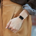 thumbnail image 5 of XiHAMA Leather Bands Compatible with Fitbit Charge 4/Charge 3, Replacement Accessories Wristband Straps for Women, 5 of 5