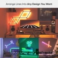 thumbnail image 2 of Luces de pared inteligentes LED Nanoleaf Lines WiFi RGBW de 16 millones de colores, 2 of 9