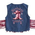 thumbnail image 4 of MEZZALL Child Summer Western Outfit Sets For Girls Fringed Vest Cardigan Flared Bottom Pants Two Piece Clothes Sets Sleeveless Soft Clothing Sets, 4 of 8