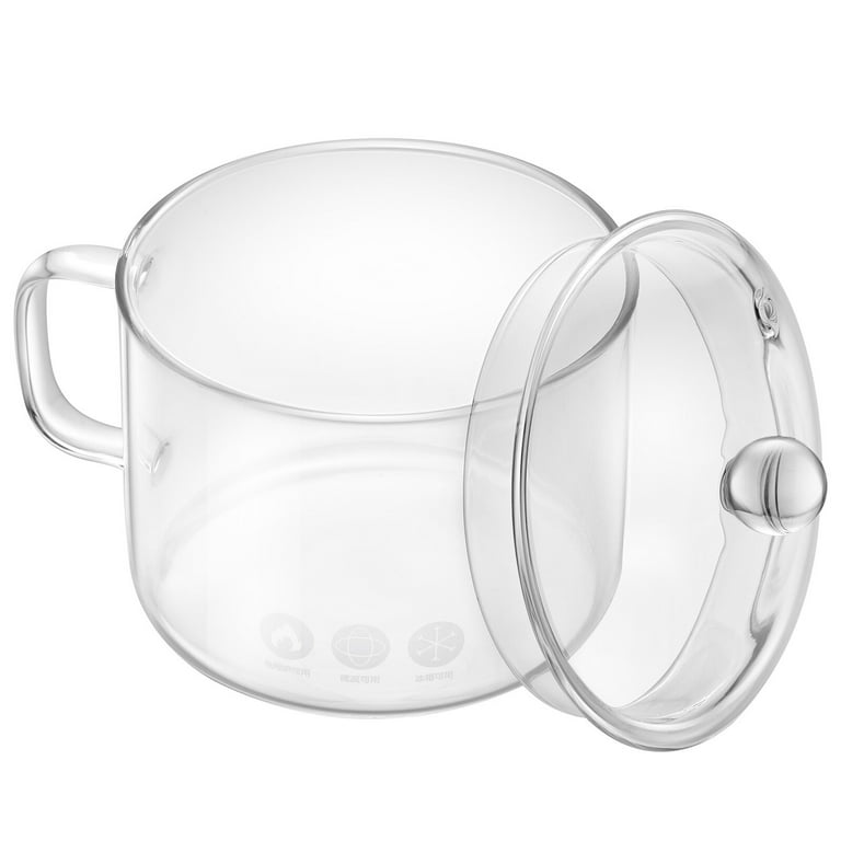All Crystal Clear Glass Pots And Pans With Lids.