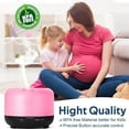 thumbnail image 2 of TENSWALL Essential Oil Diffuser for Large Room: 500ml Aromatherapy Ultrasonic Air Humidifier Remote Control for Bedroom - Aroma Cool Mist Vaporizer Timer for Home, 2 of 8