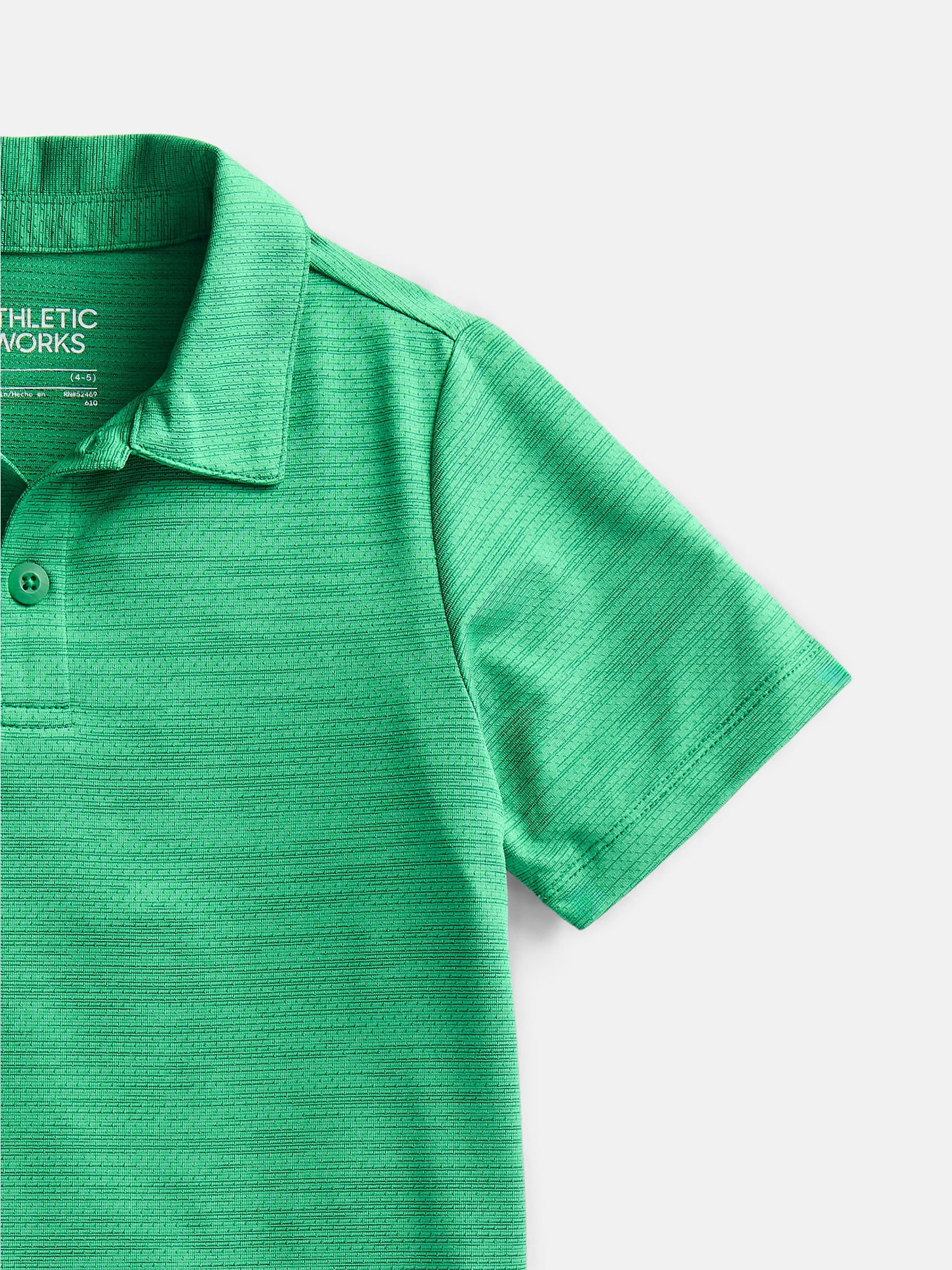 Athletic Work Boys Active Short Sleeve Polo Shirt, Sizes 4-18