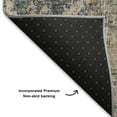 thumbnail image 5 of Addison Rugs Mayfield Premium Machine Washable Transitional Abstract Putty Rectangle Rug, 10' X 14' Machine Washable Transitional Abstract Putty Oversized Sherpa Throw Blanket, 5 of 6