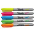 thumbnail image 3 of Rotulador permanente Sharpie Fine Neon, colores surtidos, 5 unidades, 3 of 5