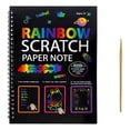 Scratch Paper Notes Homesteed Rainbow Scratch Paper Notes Arts Crafts Kit Children Birthday ...