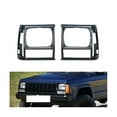 thumbnail image 2 of Headlight Bezel 1 Pair Set For 1991-1996 Comanche Truck 55034078,55034079, 2 of 5