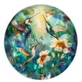 thumbnail image 1 of Natural Hummingbird Stained Glass Pendant for Window or Garden Features Agile Design for Sunlit Display Suitable for Courtyard Decor Ideal Gift for Nature Lovers Creates Dazzling Colors in Light, 1 of 1