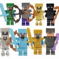 thumbnail image 2 of Colección de 24 Minifiguras de Bloques de Construcción MOC, Figuras del Mundo de Cubos | Decoración de Cumpleaños y Regalos para Fans, 2 of 5