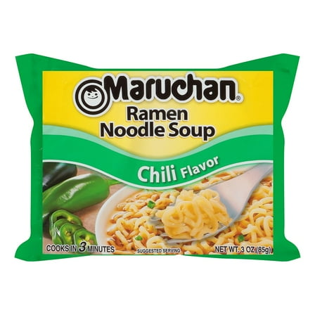Maruchan Ramen, Chili Flavor, 3 oz, (Pack of 6)