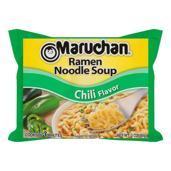 Maruchan Ramen, Chili Flavor, 3 oz, (Pack of 6)