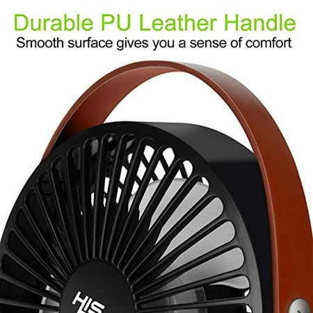 Hisray Mini Usb Desk Fan Quiet Personal Portable Small Desktop Fan
