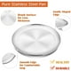 thumbnail image 4 of Sartén para Pizza de 10/12 pulgadas, bandeja para Pizza, plato redondo para Pizza de acero inoxidable para hornear, asar, no tóxico y saludable, resistente y duradero Adepaton WMXL-307-2, 4 of 8