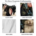 thumbnail image 4 of luoweisi Men's Beach Shorts Quick Dry Swim Trunks with Mesh Lining Rabbit S, 4 of 5