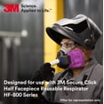 thumbnail image 3 of Filtro de respiración 3M P100 Secure Click D3097, 1 par, 3 of 8