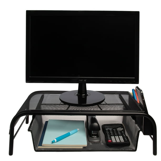 Simply Genius Computer Monitor Stand Riser, Laptop Stand, Mesh Desk