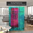thumbnail image 2 of Oriental Furniture 6 ft. Tall Magenta Canvas Room Divider - 3 Panel, 2 of 6