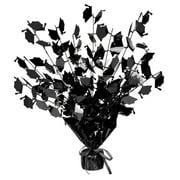 Beistle Graduate Cap Gleam 'N Burst Centerpiece Party Supplies, Black