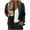 Black-Coat, variant on Casual Bomber Jacket for Women Cute Jacquard Long Sleeve Open Front Coat Full Zip Up Lightweight Jackets