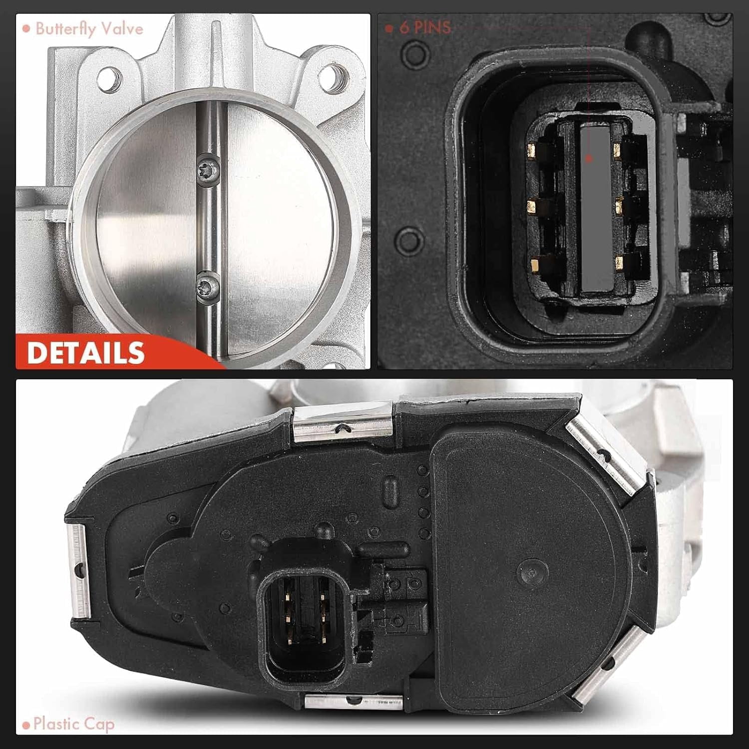 A-Premium Electronic Throttle Body Compatible with Chevy, GMC, Buick, Pontiac & Saturn Model - Equinox 2008-2009, Traverse 2009-2011, Acadia, Enclave, Lacrosse, Allure, Torrent, Outlook, 3.6L
