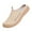 Khaki, variant on IUJSOY Mules for Women Men Lightweight Mesh Slip on Slides Casual House Slippers Walking Shoes