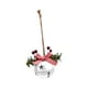 thumbnail image 2 of Adornos de campana de Navidad, decoración colgante para el árbol de Navidad Campana Redonda Blanca, 2 of 9