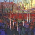 thumbnail image 2 of Great Art Now Patchwork Trees II by Timothy O'Toole, Framed Wall Art, 20W x 20H, 2 of 3