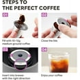 thumbnail image 5 of Reusable K Cups Coffee Filter, 2 Pack Stainless Steel K Cup Reusable Coffee Pods Filters with 15 O-Rings for K eurig 1.0 & 2.0 Coffee Makers Metal K-cup Refillable, 5 of 5