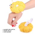 thumbnail image 1 of Adjustable Pumpkin Pin Cushion for Needlework Sewing, Wrist Wearable with Elastic Wrist Band, 1 of 7