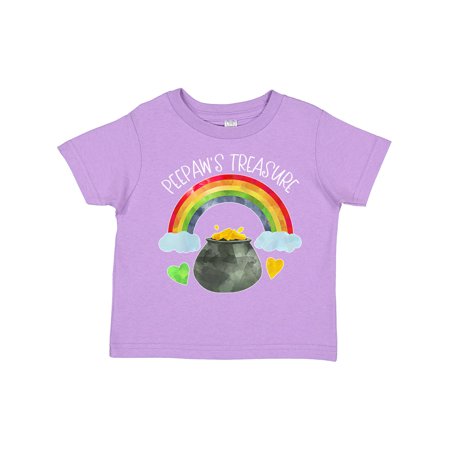

Inktastic Peepaw s Treasure St. Patrick s Day Rainbow and Gold Gift Toddler Boy or Toddler Girl T-Shirt