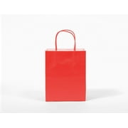 120 Pack Medium Red Kraft Bags, Biodegradable, FOOD SAFE INK & PAPER(STURDY & THICKER), Gift Expressions