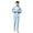 Teen Boys Cool Blue, variant on Teen Boys Solid Color Party Suit - Prom and Wedding Party Outfit - Including Blazer, Pants and Tie