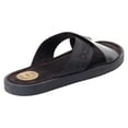 thumbnail image 2 of Base London Mens Webb Leather Sliders, 2 of 5