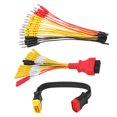 thumbnail image 1 of Sonda de prueba, kit de puente de cable OBD 23 en 1, cable de prueba con conector banana, rendimiento de alta gama, 1 of 9