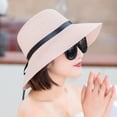 thumbnail image 3 of Cheers.US Sun Hats for Women Anti UV Sun Protection Womens Wide Brim Beach Hat Summer Gardening Travel Floppy Foldable Straw Hat, 3 of 4