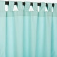 thumbnail image 3 of Pawleys Island Solid Semi-Sheer Tap Top Single Curtain Panel, 3 of 6