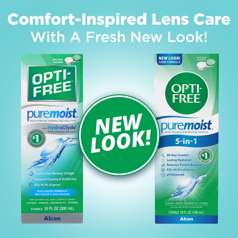 Opti Free Pure Moist Multi-Purpose Disinfecting Solution, 10oz HSA