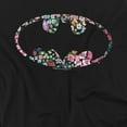 thumbnail image 2 of Batman T-Shirt Floral Logo Unisex Graphic Tee For Men & Women, 2 of 7