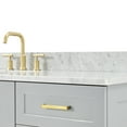 thumbnail image 4 of Ariel Taylor 67 Inch Single Rectangle Sink Vanity With Carrara White Marble Countertop W/0.75" Edge In Grey, 4 of 11