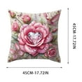 thumbnail image 3 of Rewenti Housse de Coussin Rose Limitée Décoration de Canapé, 3 of 6