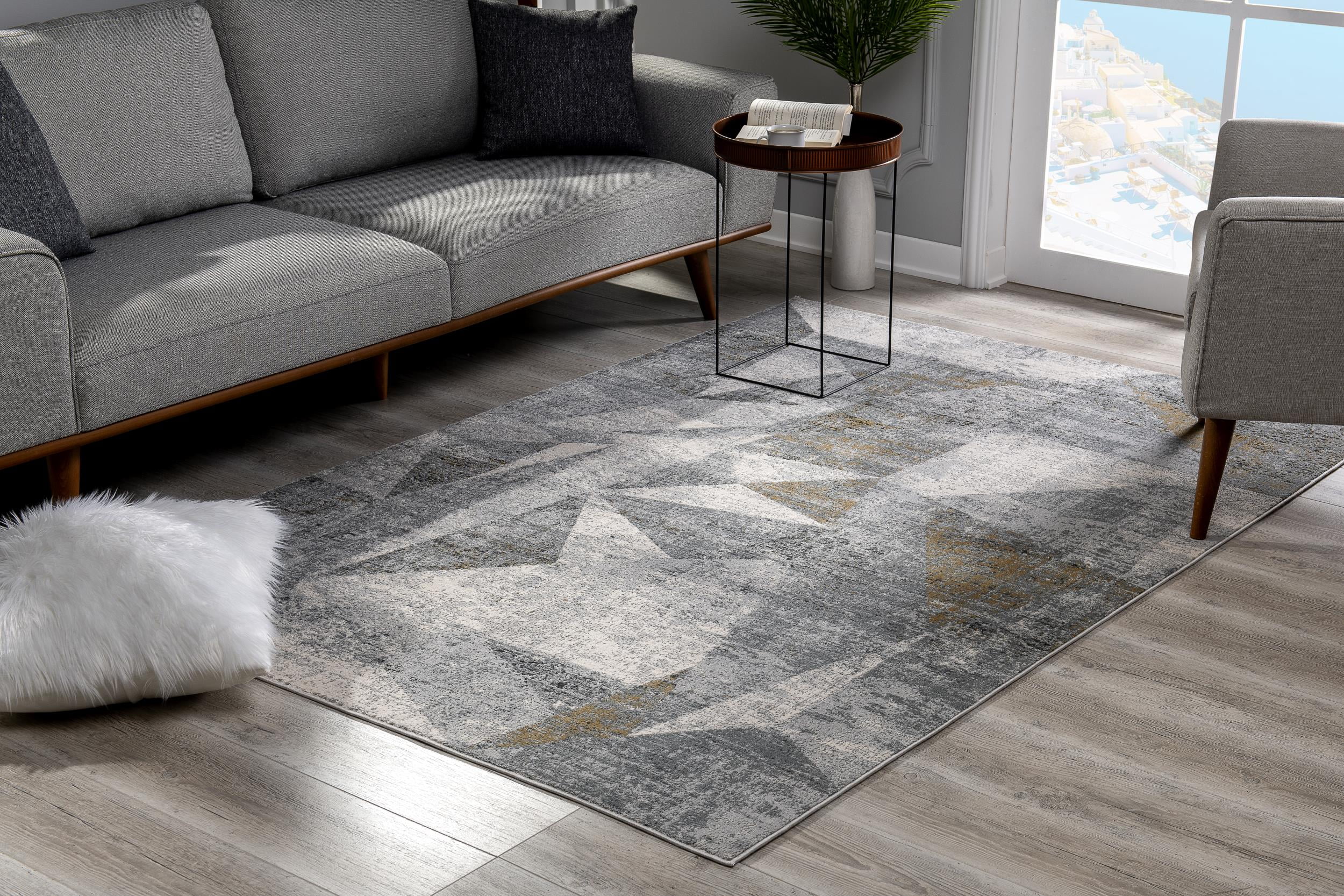 Rug Branch Capri Collection Modern Geometric Area Rug