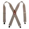 thumbnail image 2 of CTM  Terry Casual Elastic with Anti Slip Pin Clip 2 Inch Suspenders (Men), 2 of 4