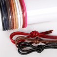 thumbnail image 2 of par de cordones redondos de algodón encerado, cordones impermeables de cuero para zapatos, botas Martin para hombres, cordón de zapatos, longitud de cordón 80/100/120/140CM P280cm Gao Jinjia LED, 2 of 2