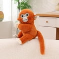 thumbnail image 2 of Lifelike Monkey Stuffed Animal Doll 8.7'' Magnetic Plush Monkey Toy Doll Curtain Storage Decor, 2 of 4